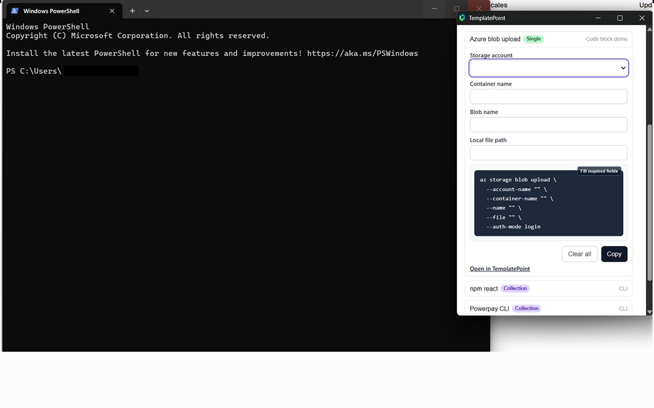 CMD and Templatepoint Extension Overlapping